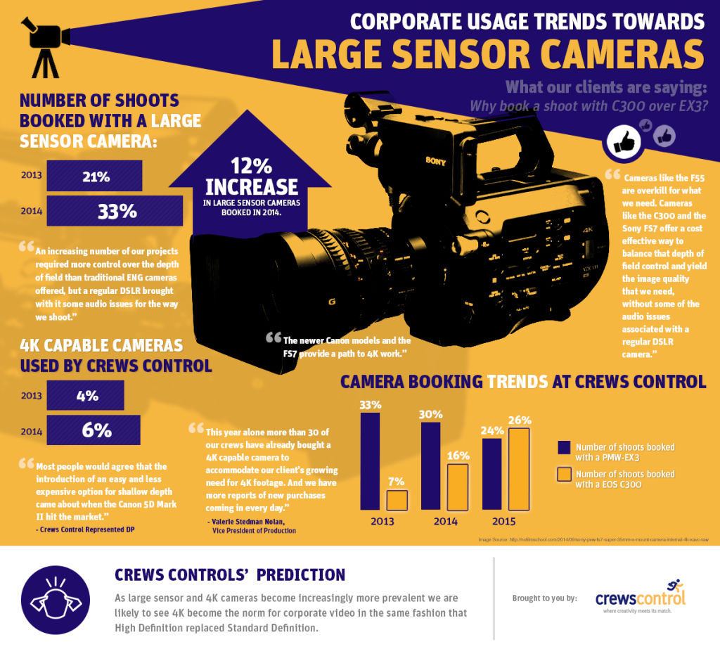 large sensor camera infographic